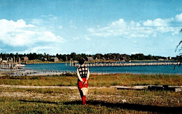 St. James (Beaver Island) - Old Postcard